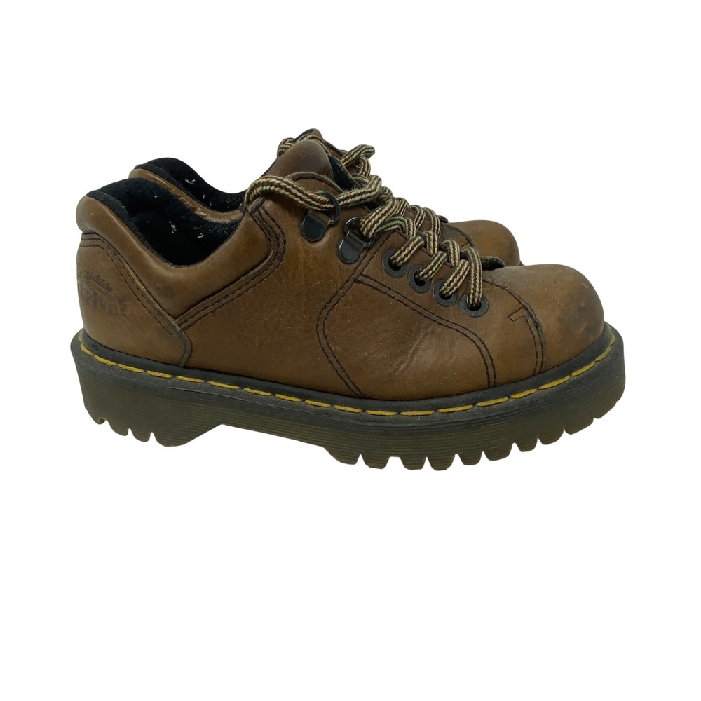 Dr. Martens 8312 Brown Leather Platform Oxfords Mens 5 Womens 6 UK 4 EU 37